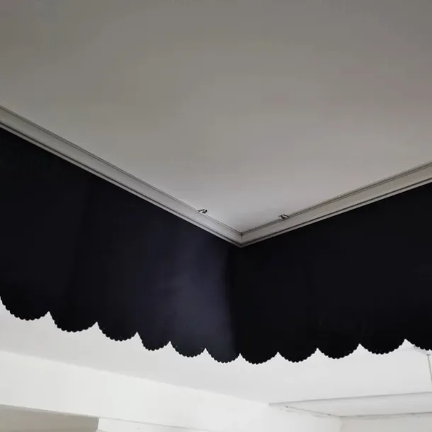 Top of Curtain Light Blocker, Light Blocking Curtains Toppers Velcro Portable Blackout for Window, Easy to Cut and Install Without Turning Holes