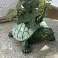 Tortoise Rein Flower Pot Molds, Candle Pen Holder Mold Storage Box, Turtle Succulent Planter Concrete Molds DIY Cactus, Plaster Cement Clay Resin Craft Home Decor