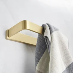 Towel Bar Creative Modern Metal 1pc - Bathroom 1-Towel Bar Wall Mounted