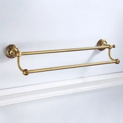 Towel Bar Foldable / Multilayer Antique Aluminum 1pc - Hotel bath Wall Mounted