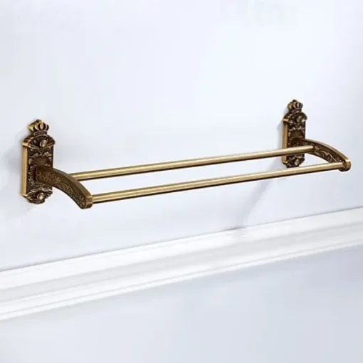 Towel Bar Foldable / Multilayer Antique Aluminum 1pc - Hotel bath Wall Mounted
