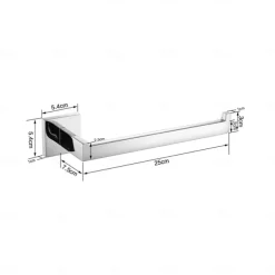 Towel Bar New Design / Cool Contemporary Stainless Steel 1pc 1-Towel Bar Wall Mounted