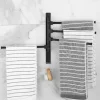 Towel Bar Robe Hook Bathroom Shelf Foldable Multilayer New Design Contemporary Modern Aluminum Metal 1PC - Bathroom 4-towel bar Wall Mounted