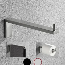 Towel Bar Towel Ring 304 Stainless Steel Horizontal Toilet Paper Holder for Bathroom