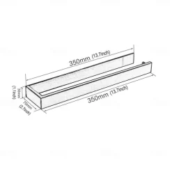 Towel Bar,Self Adhesive Wall Mounted 304 Stainless Steel Single Bar Matte Black Silvery Bathroom & Kitchen Decoration