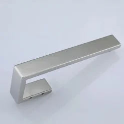 Towel Holder,Wall Mounted Stainless Steel Towel Bar,Modern Style Towel Rack 21cm(Black/Brushed Nickel/Chrome)