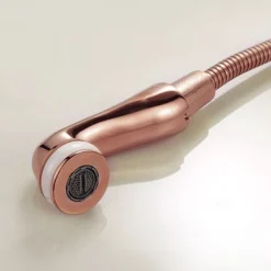 Traditional Bathroom Faucet Pull Out Basin Sink Mixer Taps Short/Tall, Vintage Brass Vessel Taps Ceramic Single Handle, with Cold and Hot Hose