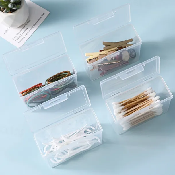 Transparent Plastic Card Storage Box: Ideal Organizer for Game Cards, ID Cards, Playing Cards, Business Cards, and More