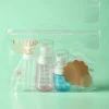 Travel Bottles Set 7-Piece, Refillable Cosmetic and Toiletry Containers, Shampoo, Lotion, Face Wash, Squeeze, Press, and Spray Bottles for Packing