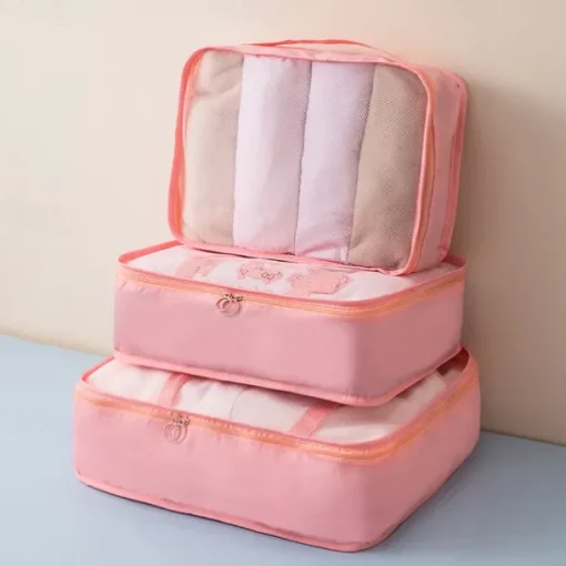 Travel Compression Packing Cubes Set - 3-Piece Lightweight, Space-Saving Organizer for Clothes, Luggage, and Travel Essentials - Durable, Waterproof Travel Storage Bags for Packing, Camping & Vacation