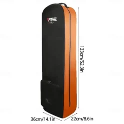 Travel Golf Bags With Wheels For Airlines Foldable Nylon Aviation Bag Durable Golf Club Bags Golf Accessories Storage Pouch