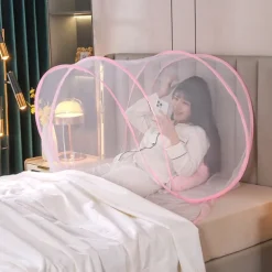Travel Head Bed Mosquito Net Large Folding Portable for Home Bedroom Summer