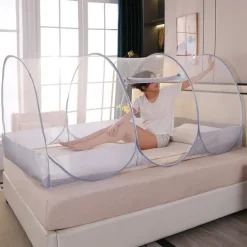 Travel Head Bed Mosquito Net Large Folding Portable for Home Bedroom Summer