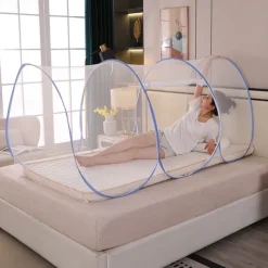 Travel Head Bed Mosquito Net Large Folding Portable for Home Bedroom Summer