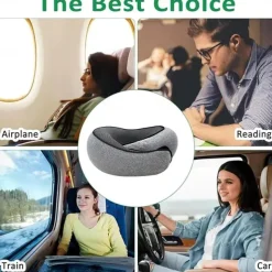 Travel Pillow for Commuters and Travelers U-shaped Pillow Memory Foam Neck Pillow with Storage Bag