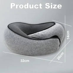 Travel Pillow for Commuters and Travelers U-shaped Pillow Memory Foam Neck Pillow with Storage Bag