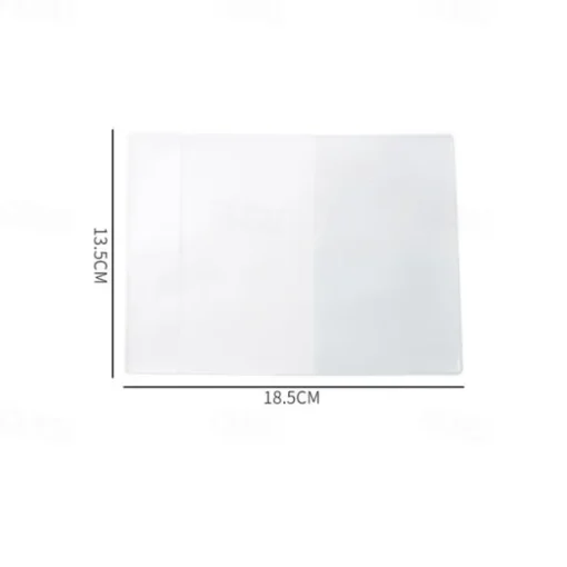 Travel Waterproof Dirt Passport Holder Cover Wallet Transparent PVC ID Card Holders Business Credit Card Holder Case Pouch
