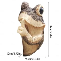 Tree Sculpture Adorable Frog Tree peeker Yard Decoration Garden peeker Tree Hugger Outdoor Statues Sloth Hug Decorations Garden