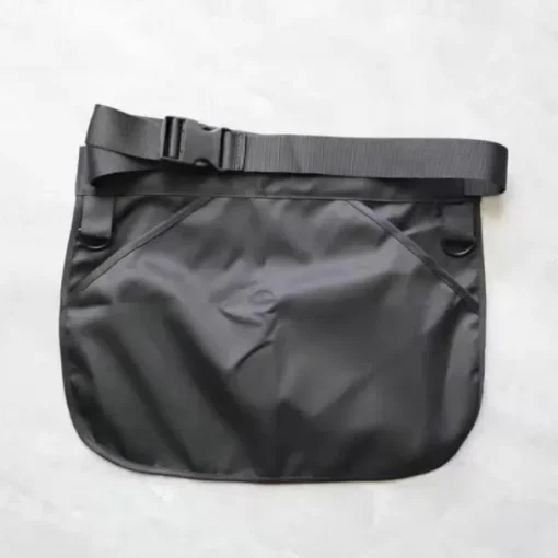 Triple Hippie Fanny Pack Multifunctional Fabric Waist Bag Sweatproof Side Bag for Women Men Hiking Running Camping Trekking