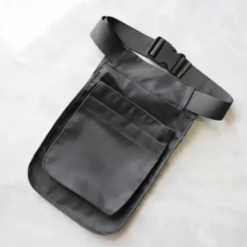 Triple Hippie Fanny Pack Multifunctional Fabric Waist Bag Sweatproof Side Bag for Women Men Hiking Running Camping Trekking