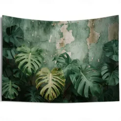 Tropical Plant Hanging Tapestry Wall Art Large Tapestry Mural Decor Photograph Backdrop Blanket Curtain Home Bedroom Living Room Decoration