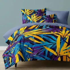 Tropical Plants Pattern Duvet Cover Set Set Soft 3-Piece Luxury Cotton Bedding Set Home Decor Gift Twin Full King Queen Size Duvet Cover