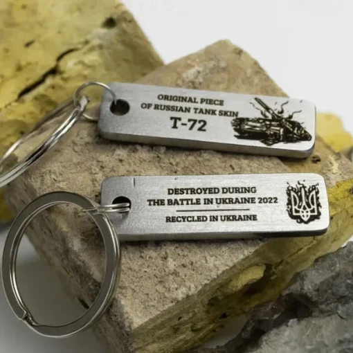 Ukrainian Brutal Military Keychain, Brutal Keychain for Men Military Gifts for Metal Keychain Memory Military Gifts Unique Ukrainian Key Ring Anniversary Gift