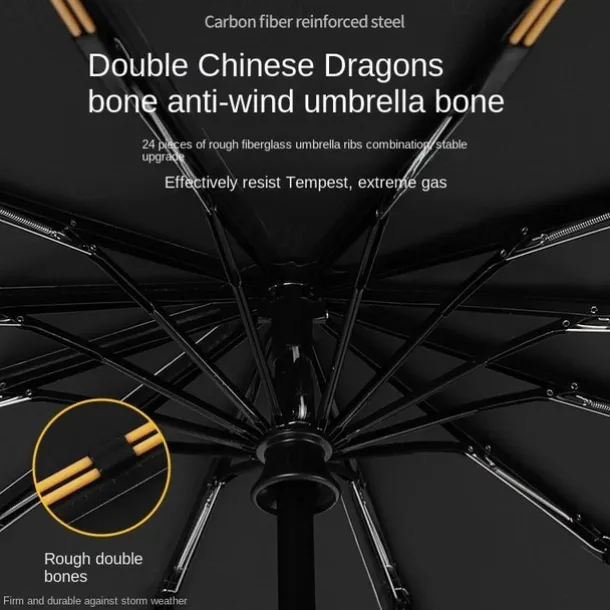 Umbrella for the Sun Automatic Folding Large High-quality Umbrella Rainproof And Windproof Strong Umbrella Family Entertainment Outdoor Rainproof And Sunscreen Dual-use Parasol