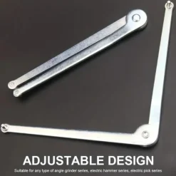 Universal Angle Grinder Wrench Adjustable Pin Spanner for Home Hand Tools | Multifunctional Manual Arbors Accessories