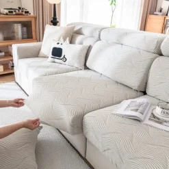 Universal stretch bird Plaid thickened jacquard all-inclusive sofa cushion cover