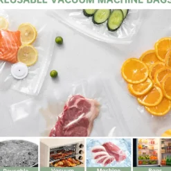 Upgraded Handheld Vacuum Sealer for Food, Portable Vacuum Sealer Machine with Auto-Stop & Detachable Filter, 5X Freshness Lock