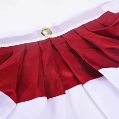 USA Patriotic Pleated Fan Flags,4th of July Decorations Outdoor,Bunting Flag Banners,USA Flags Pleated Fan Flag,Patriotic Bunting For Outside,Red White And Blue Buntings Decorations