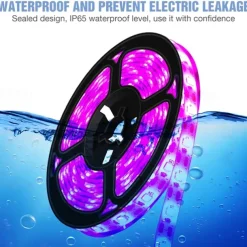 USB LED Plant Growing Strip Light Lamp Waterproof Full Spectrum 2835 SMD 3m 9.8ft Indoor Flower Seedling Hydroponics Succulents Greenhouse Indoor