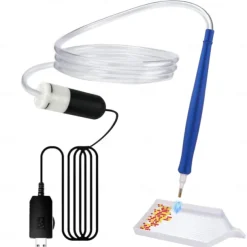 USB-Powered Electric Diamond Art Painting Pen with Vacuum Storage Tray Ergonomic Handle, Adjustable Settings, and Multi-Colored Brush Heads for Long-Lasting, Stable Crafting, Diamond Art Pen