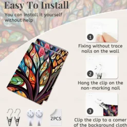 Valentine's Day Large Wall Tapestry Art Decor Blanket Curtain Picnic Tablecloth Hanging Home Bedroom Living Room Dorm Decoration Nature Landscape Garden Pathway Plant Floral Flower