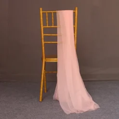 Valentine's Day Wedding White Veil Veil Drape Drapery Chair Back Veil Wedding Decoration Chair Back Veil Ceiling Veil Organza Mesh