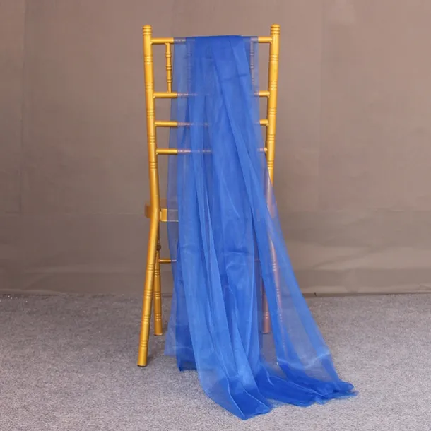 Valentine's Day Wedding White Veil Veil Drape Drapery Chair Back Veil Wedding Decoration Chair Back Veil Ceiling Veil Organza Mesh