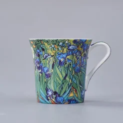 Van Gogh Bone China Mug - Creative and Artistic Ceramic Coffee Cup with Famous Oil Painting Design - Unique Gift Boxed Porcelain Mug for Home Use