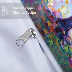 Van Gogh Oil Painting Tree 3-Piece Duvet Cover Set for Summer Soft Skin Friendly Long Lasting for Hotel Bedroom Guest Room Bedding Comfy Set