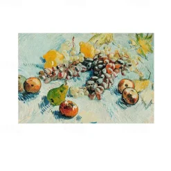 Van Gogh Painting Placemats Woven Placemat Vinyl Washable Heatproof Stain Resistant Mats PVC Placemats for Table Dining Office Kitchen Hotel Home Decor