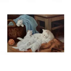 Van Gogh Painting Placemats Woven Placemat Vinyl Washable Heatproof Stain Resistant Mats PVC Placemats for Table Dining Office Kitchen Hotel Home Decor