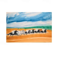 Van Gogh Painting Placemats Woven Placemat Vinyl Washable Heatproof Stain Resistant Mats PVC Placemats for Table Dining Office Kitchen Hotel Home Decor