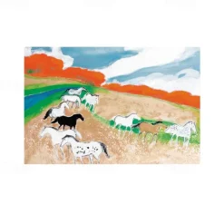 Van Gogh Painting Placemats Woven Placemat Vinyl Washable Heatproof Stain Resistant Mats PVC Placemats for Table Dining Office Kitchen Hotel Home Decor