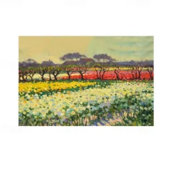 Van Gogh Painting Placemats Woven Placemat Vinyl Washable Heatproof Stain Resistant Mats PVC Placemats for Table Dining Office Kitchen Hotel Home Decor