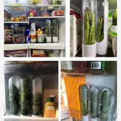Vegetable Fresh-keeping Bottle, Herbal Medicine Preservation Bottle, Herb Storage Bottle, Home Kitchen Gadgets