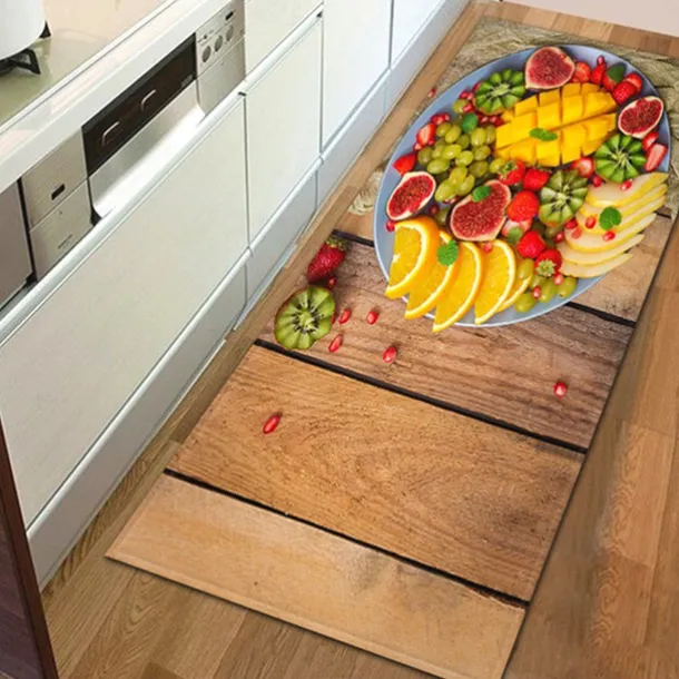 Vegetables Area Rug Kitchen Mat Non-Slip Oil Proof Floor Mat Livingroom Rug Indoor Outdoor Mat Bedroom Decor Bathroom Mat Entrance Rug Door Mat