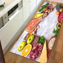 Vegetables Area Rug Kitchen Mat Non-Slip Oil Proof Floor Mat Livingroom Rug Indoor Outdoor Mat Bedroom Decor Bathroom Mat Entrance Rug Door Mat