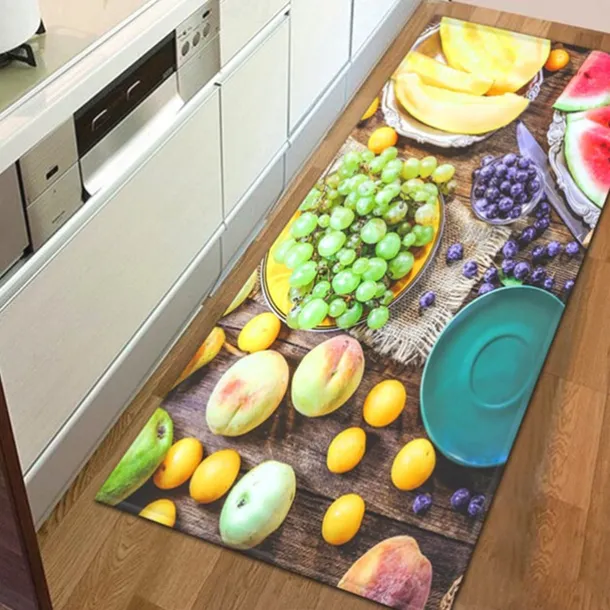 Vegetables Area Rug Kitchen Mat Non-Slip Oil Proof Floor Mat Livingroom Rug Indoor Outdoor Mat Bedroom Decor Bathroom Mat Entrance Rug Door Mat