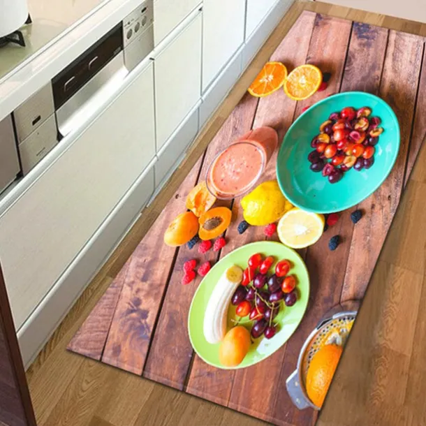 Vegetables Area Rug Kitchen Mat Non-Slip Oil Proof Floor Mat Livingroom Rug Indoor Outdoor Mat Bedroom Decor Bathroom Mat Entrance Rug Door Mat
