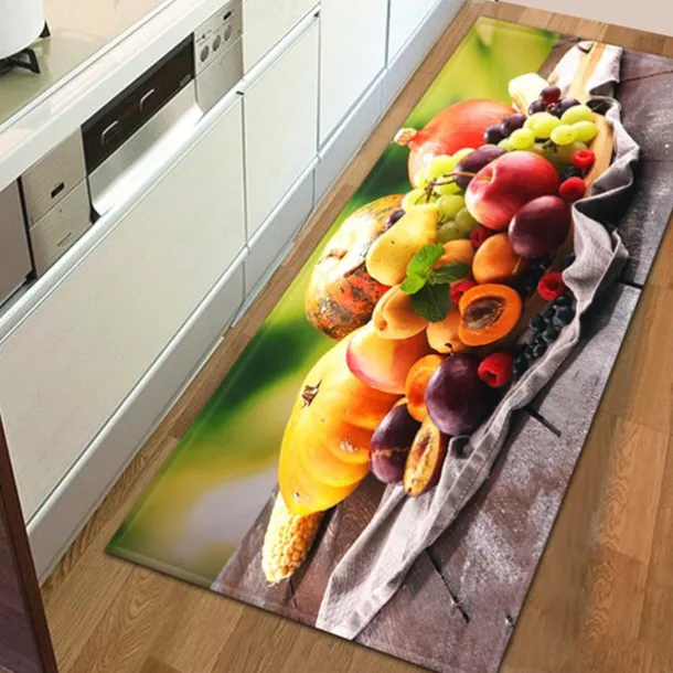 Vegetables Area Rug Kitchen Mat Non-Slip Oil Proof Floor Mat Livingroom Rug Indoor Outdoor Mat Bedroom Decor Bathroom Mat Entrance Rug Door Mat